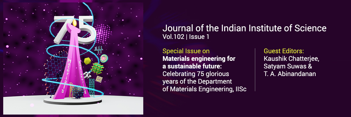 Special issue of Journal of Indian Institute of Science